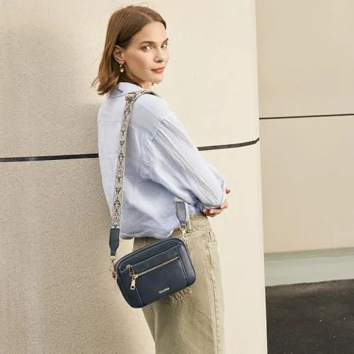 Small Crossbody Bag in Blue, view 2