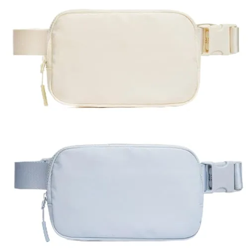 Belt Bag in Beige, Blue