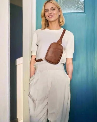 Crossbody Bag in Mocha Brown, view 2
