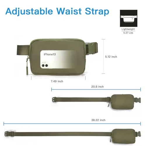 Belt Bag in Green, view 4