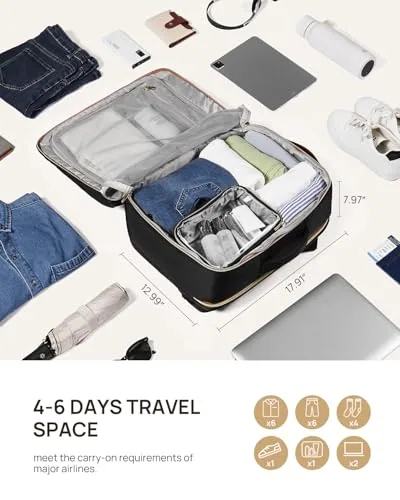 Travel Backpack in Black Beige Brown, view 4