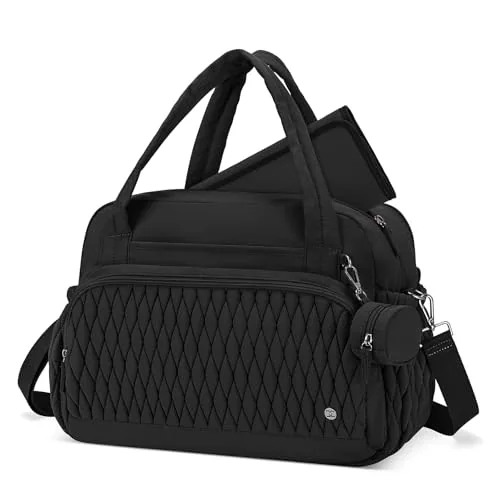 Diaper Tote in Black