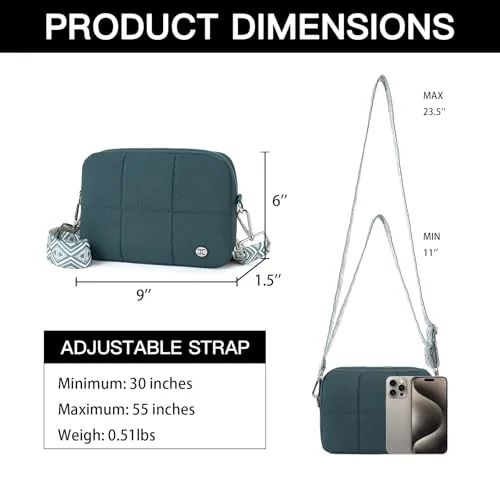 Crossbody Bag in Green, view 4