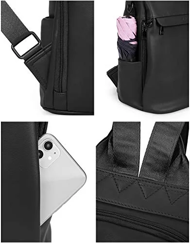 Travel Backpack in Dark Brown, view 4