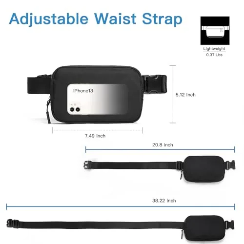 Belt Bag in Black, Style TL-XDJM1, view 4